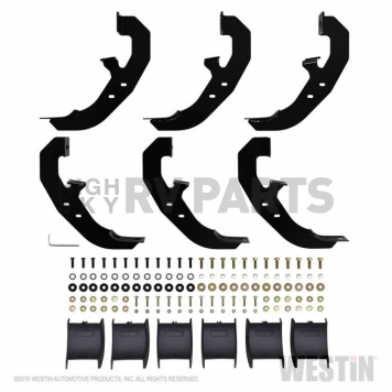 Westin Automotive Nerf Bar 6 Inch Black Powder Coated Steel - 2164125-3