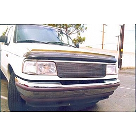T-Rex Truck Products Grille Insert - Horizontal Bar Rectangular Polished Aluminum - 20675