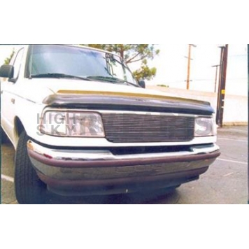 T-Rex Truck Products Grille Insert - Horizontal Bar Rectangular Polished Aluminum - 20675