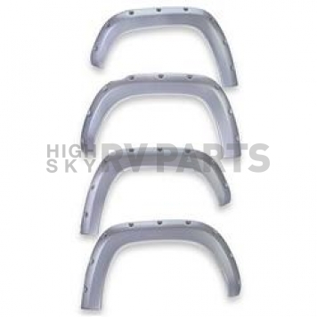 EGR Fender Flare - Ingot Silver - Vehicle Color Code UX ABS Plastic Gloss Set Of 4 - 793554UX