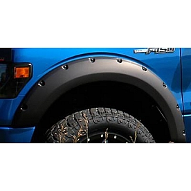 EGR Fender Flare - Black ABS Plastic Textured Set Of 4 - 793555