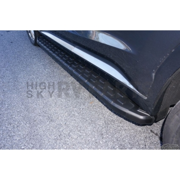 Romik USA Running Board Black Anodized Aluminum Stationary - 52216419-1