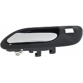 Help! By Dorman Interior Door Handle - Plastic Black Housing With Silver Lever Single - 81586