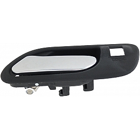 Help! By Dorman Interior Door Handle - Plastic Black Housing With Silver Lever Single - 81586