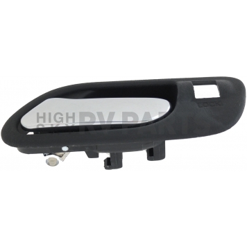 Help! By Dorman Interior Door Handle - Plastic Black Housing With Silver Lever Single - 81586