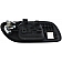 Help! By Dorman Interior Door Handle - Plastic Black Housing With Silver Lever Single - 81586