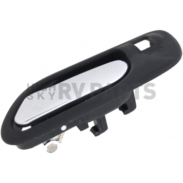 Help! By Dorman Interior Door Handle - Plastic Black Housing With Silver Lever Single - 81586-2