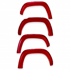 EGR Fender Flare - Race Red - Vehicle Color Code PQ ABS Plastic Gloss Set Of 4 - 793574PQ