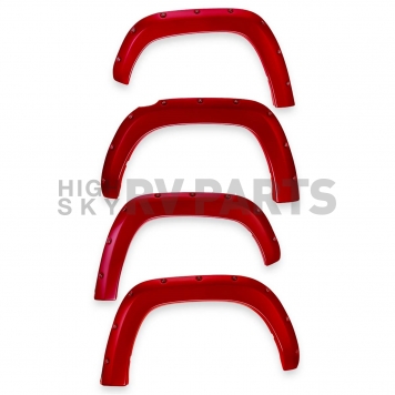 EGR Fender Flare - Race Red - Vehicle Color Code PQ ABS Plastic Gloss Set Of 4 - 793574PQ