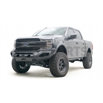 Fab Fours Bumper Vengeance 1-Piece Design Steel Black - FF18X4551B-2
