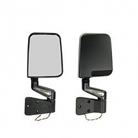 Rugged Ridge Exterior Mirror Manual Rectangular Set Of 2 - 1101501