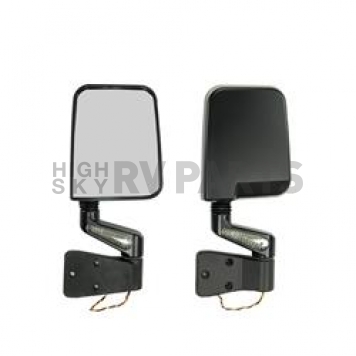 Rugged Ridge Exterior Mirror Manual Rectangular Set Of 2 - 1101501