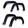 EGR Fender Flare - Shadow Black - Vehicle Color Code G1 ABS Plastic Primered Set Of 4 - 793914G1