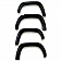 EGR Fender Flare - Magnetic Effect - Vehicle Color Code J7 ABS Plastic Primered Set Of 4 - 793914J7