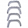 EGR Fender Flare - Ingot Silver - Vehicle Color Code UX ABS Plastic Primered Set Of 4 - 793914UX