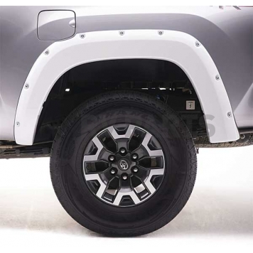 EGR Fender Flare - Super White - Vehicle Color Code 040 ABS Plastic Primered Set Of 4 - 795084040-3