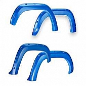 EGR Fender Flare - Blazing Blue - Vehicle Color Code 8T0 ABS Plastic Primered Set Of 4 - 7954948T0
