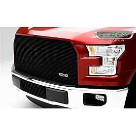 T-Rex Truck Products Grille Insert - Horizontal Bar Rectangular Black Powder Coated Aluminum - 20573B