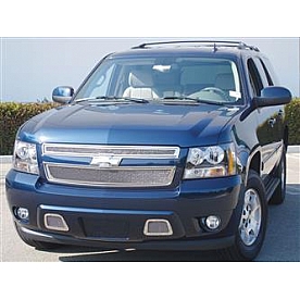 T-Rex Truck Products Grille Insert - Mesh Rectangular Polished Stainless Steel - 54051