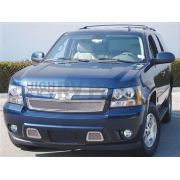 T-Rex Truck Products Grille Insert - Mesh Rectangular Polished Stainless Steel - 54051