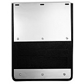 Lund International Mud Flap Black/ Silver - EX930R