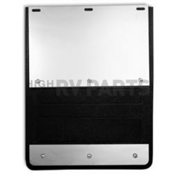 Lund International Mud Flap Black/ Silver - EX930R