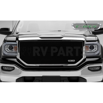 T-Rex Truck Products Grille Insert - Horizontal Bar Rectangular Black Aluminum - 6202141