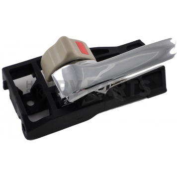 Help! By Dorman Interior Door Handle - Plastic Silver Lever With Ivory Knob Single - 82481-2