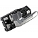 Help! By Dorman Interior Door Handle - Plastic Silver Lever With Gray Knob Single - 82483