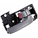 Help! By Dorman Interior Door Handle - Plastic Black Housing With Gray Lever Single - 82488