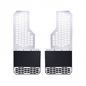 Putco Mud Flap - Stainless Steel Polished Set Of 2 - 78045
