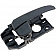 Help! By Dorman Interior Door Handle - Lever Plastic Black Single - 83455