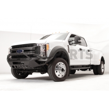 Fab Fours Bumper Vengeance 1-Piece Design Steel Black - FS17V42521-2