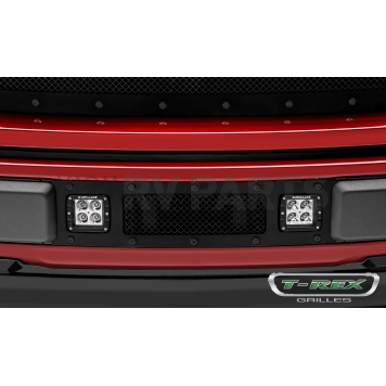 T-Rex Truck Products Grille Insert - Small Mesh Rectangular Black Powder Coated Steel - 6325791BR