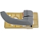 Help! By Dorman Interior Door Handle - Plastic Tan Housing With Gray Lever Single - 83465