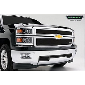 T-Rex Truck Products Grille Insert - Mesh Rectangular Black Powder Coated Stainless Steel - 46120