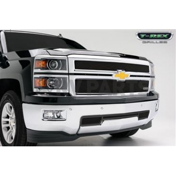 T-Rex Truck Products Grille Insert - Mesh Rectangular Black Powder Coated Stainless Steel - 46120