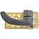 Help! By Dorman Interior Door Handle - Plastic Tan Housing With Gray Lever Single - 83467