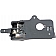 Help! By Dorman Interior Door Handle - Plastic Silver Lever With Gray Knob Single - 83472