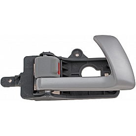 Help! By Dorman Interior Door Handle - Plastic Silver Lever With Gray Knob Single - 83473