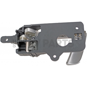 Help! By Dorman Interior Door Handle - Plastic Silver Lever With Gray Knob Single - 83473-1
