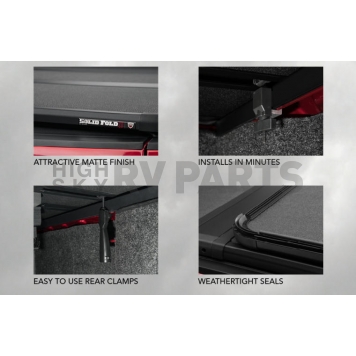 Extang Tonneau Cover Hard Folding Black Matte Aluminum - 83950-3