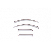 Auto Ventshade (AVS) Rainguard - Bright Silver Metallic - Vehicle Color Code PS2 Acrylic Set Of 4 - 994003PS2