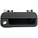 Help! By Dorman Exterior Door Handle - Plastic Black Single - 83477