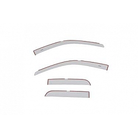 Auto Ventshade (AVS) Rainguard - Bright White - Vehicle Color Code PW7 Acrylic Set Of 4 - 994003PW7