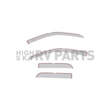 Auto Ventshade (AVS) Rainguard - Bright White - Vehicle Color Code PW7 Acrylic Set Of 4 - 994003PW7