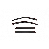 Auto Ventshade (AVS) Rainguard - Brilliant Black Crystal Pearcoat - Vehicle Color Code PX8 Acrylic Set Of 4 - 994004AXR