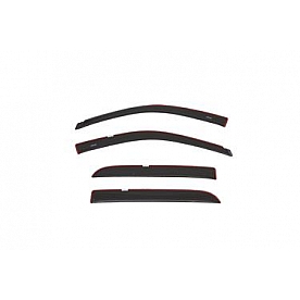 Auto Ventshade (AVS) Rainguard - Brilliant Black Crystal Pearcoat - Vehicle Color Code PX8 Acrylic Set Of 4 - 994004AXR