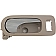 Help! By Dorman Interior Door Handle - Plastic Light Gray Housing With Silver Lever Single - 81829