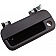 Help! By Dorman Exterior Door Handle - Plastic Black Single - 83480